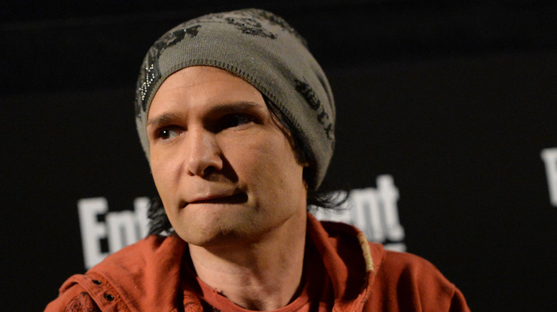 Corey Feldman with cap
