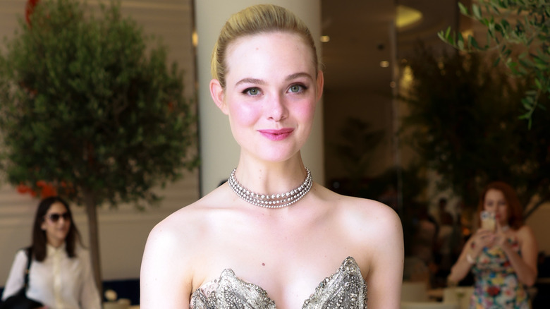 Elle Fanning smiling