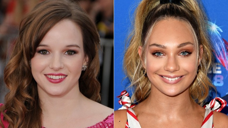 Kay Panabaker, Maddie Ziegler smiling