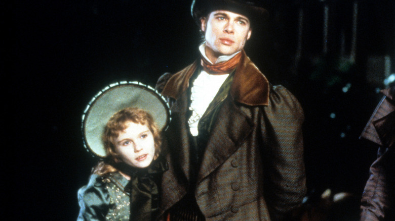 Kristen Dunst and Brad Pitt in costume