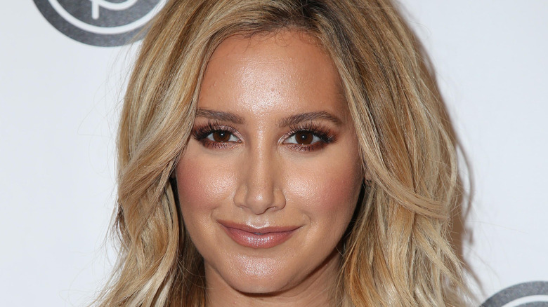 Ashley Tisdale with blonde hair