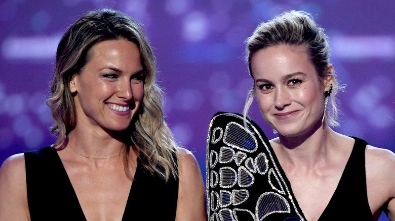 Ingrid Kleinig and Brie Larson at the 2019 MTV Movie and TV Awards