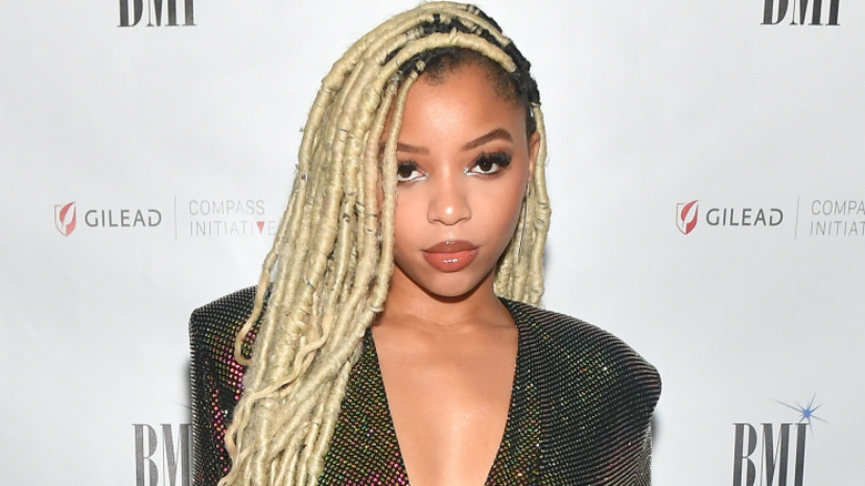 Chloe Bailey on the red carpet in Atlanta, Georgia in 2021