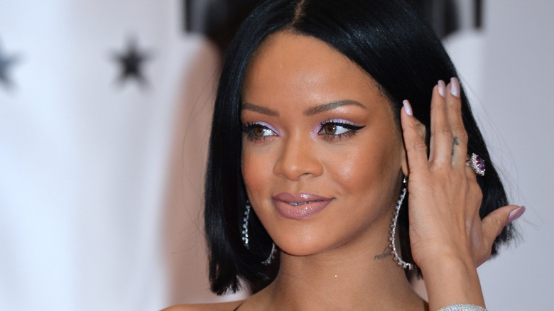 Rihanna at the BRIT award in 2016