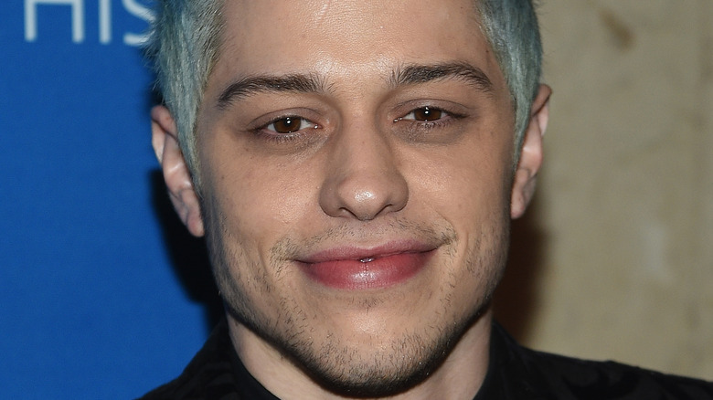 Pete Davidson looking at camera