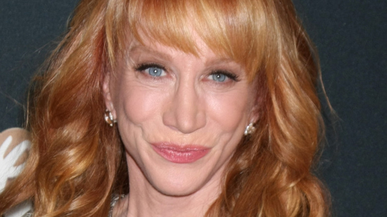 Kathy Griffin smirking