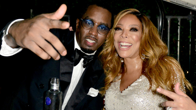 Wendy Williams and Diddy posing together.