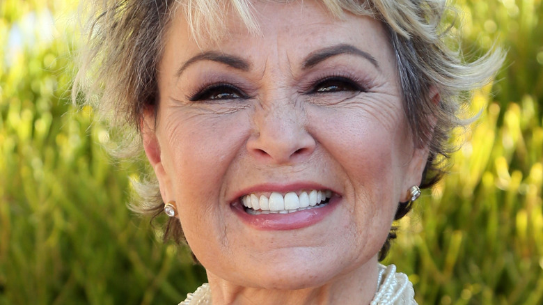 Roseanne Barr smiling