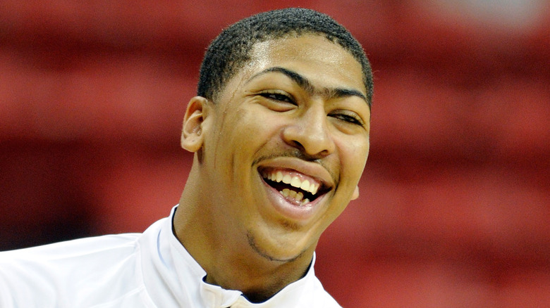 Anthony Davis laughing