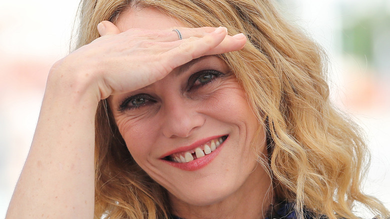 Vanessa Paradis smiling