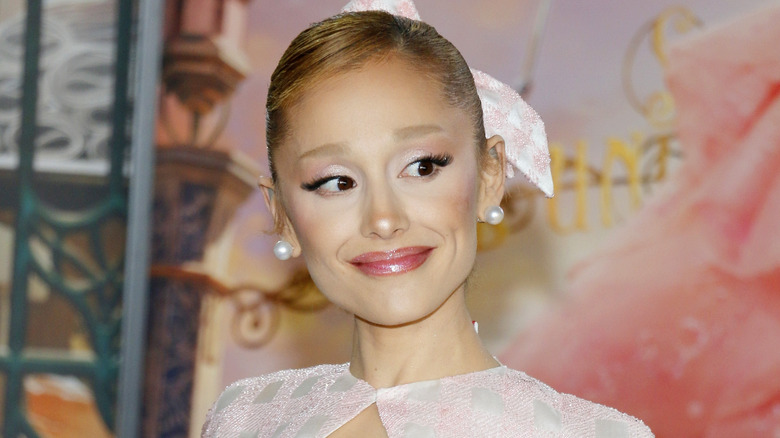 Ariana Grande looking sideways at an event