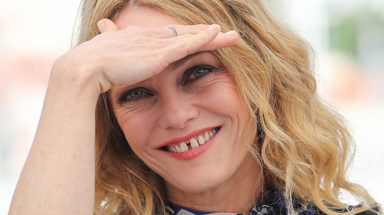 Vanessa Paradis smiling