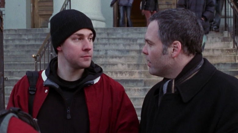 John Krasinski and Vincent D'Onofrio in L&O: CI