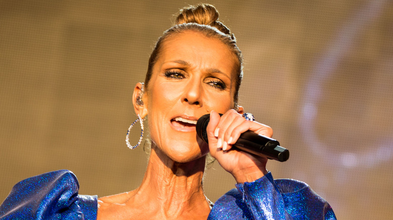 Celine Dion singing