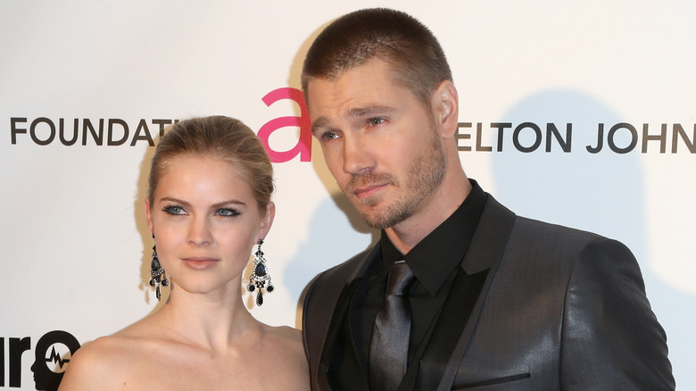 Chad Michael Murray and Kenzie Dalton smiling