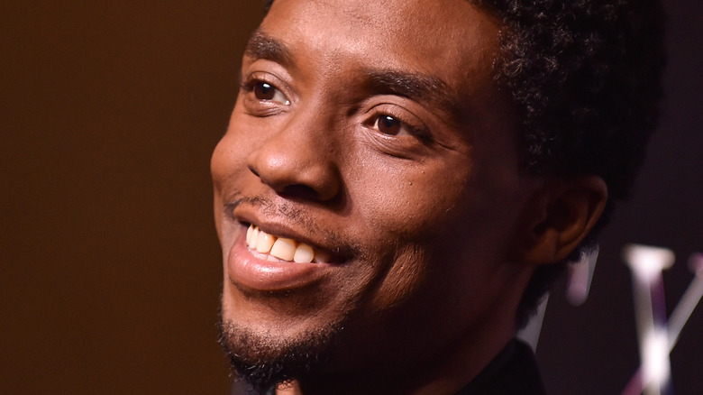 Chadwick Boseman smiling 