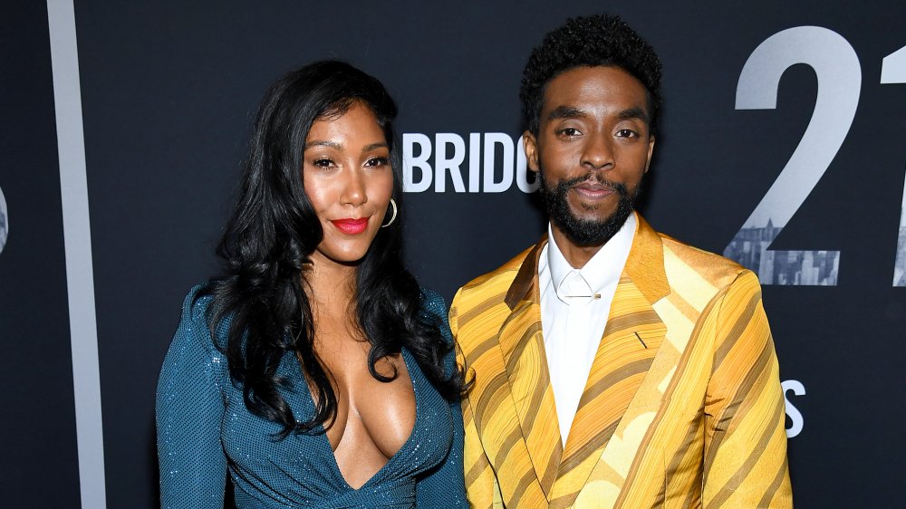 Chadwick Boseman and Taylor Simone Ledward