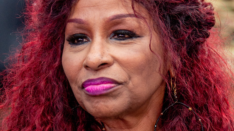 Chaka Khan pouting