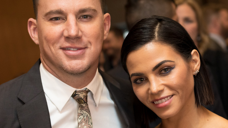 Channing Tatum, Jenna Dewan smiling 