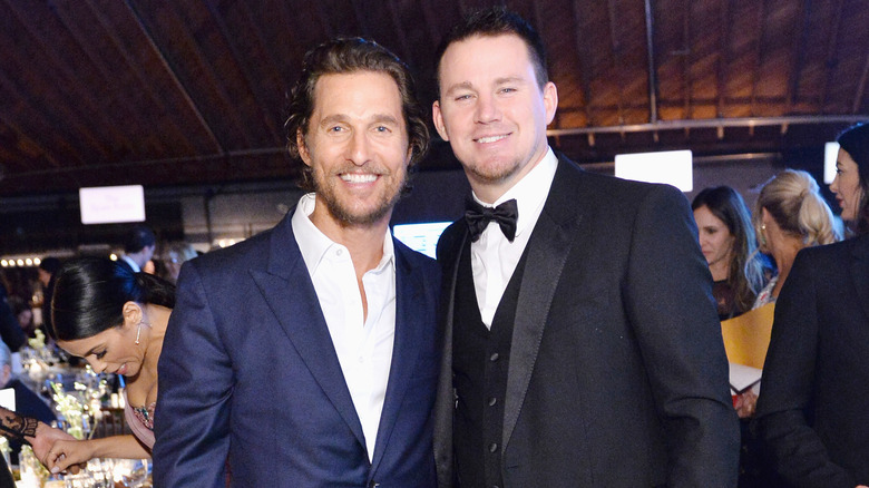 Matthew McConaughey and Channing Tatum smiling