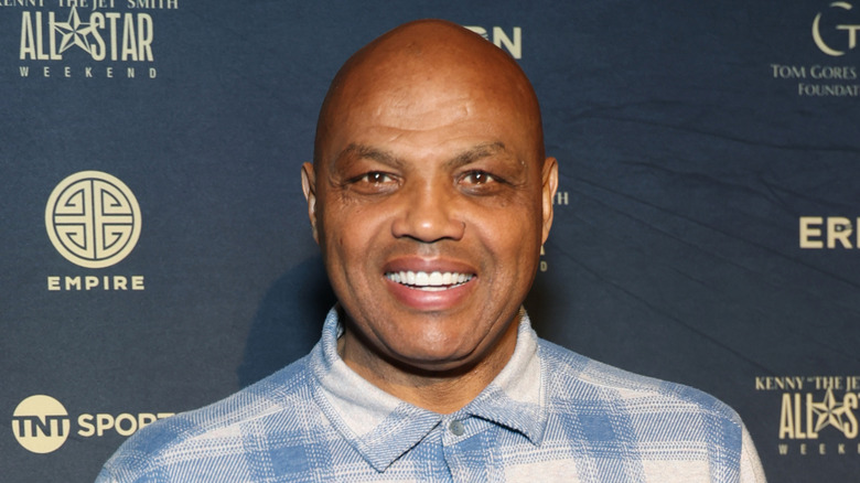 Charles Barkley smiling on the red carpet