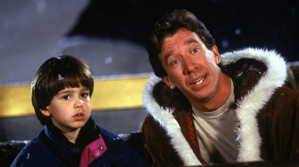 Eric Lloyd and Tim Allen star in The Santa Clause