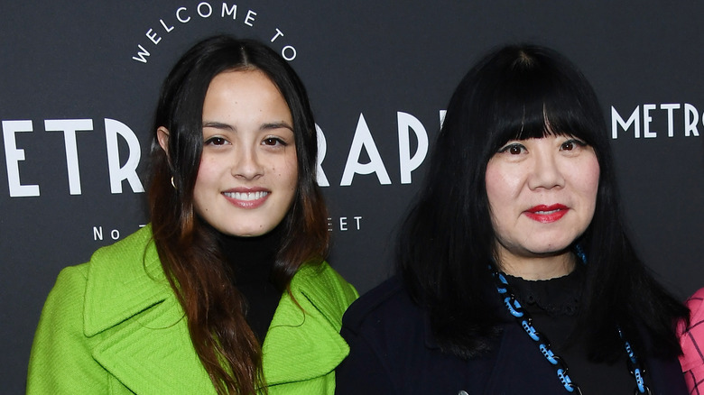 Chase Sui Wonders and Anna Sui smiling