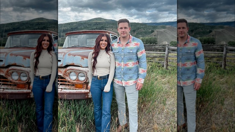 Chelsea and Cole DeBoer outside