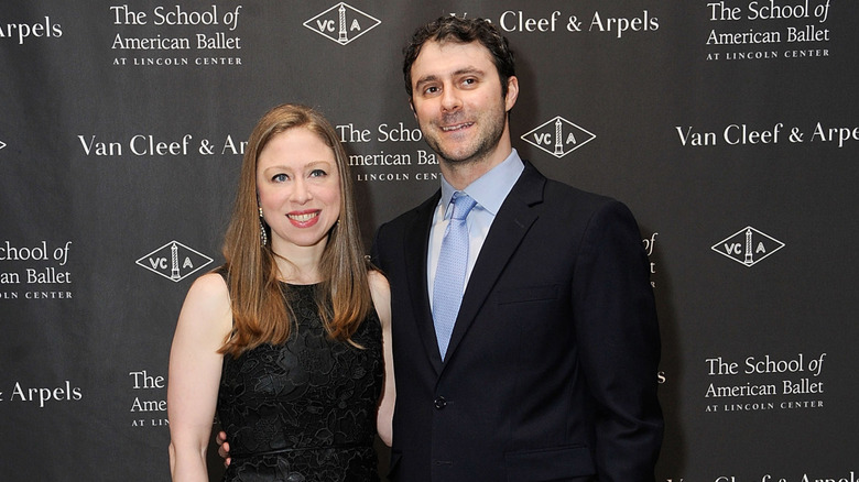 Chelsea Clinton and Marc Mezvinsky at The School Of American Ballet's 2017 Winter Ball