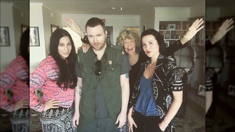 Cher with son Elijah Allman and daughter-in-law, Marieangela King