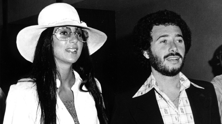 Cher and David Geffen younger