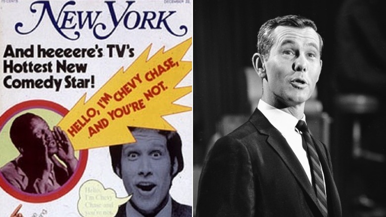 Chevy Chase New York mag cover, Johnny Carson