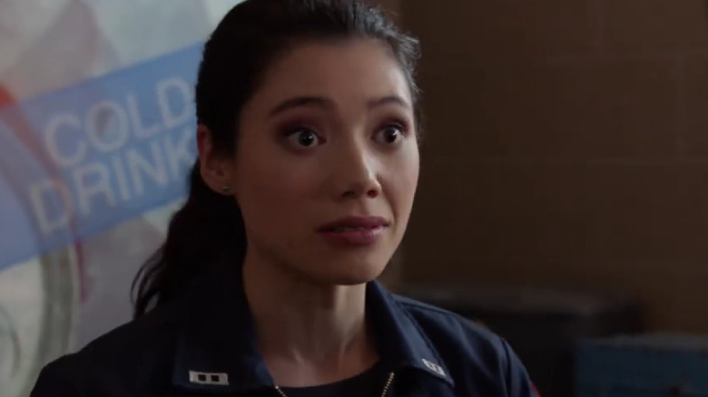 Caitlin Carver as Emma Jacobs in "Chicago Fire"