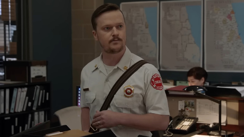 Steven Boyer as Jerry Gorsch in "Chicago Fire"