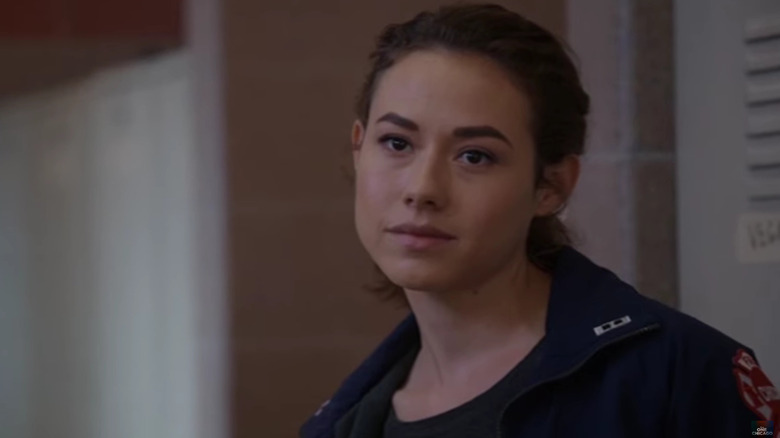 Dora Madison Burge as Chili in "Chicago Fire"