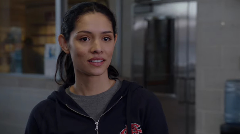 Miranda Rae Mayo as Stella Kidd in "Chicago Fire"