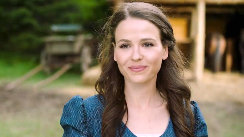Jocelyn Hudon smiling outdoors on "When Hope Calls"