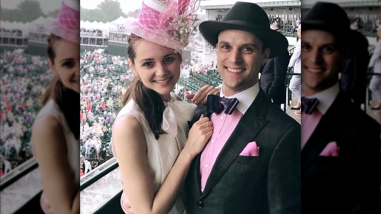 Jesse Spencer and Kali Woodruff Carr smiling