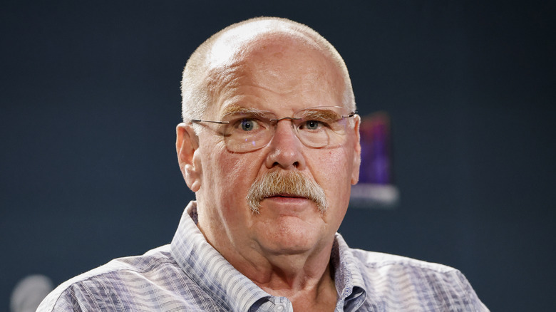 Andy Reid during press conference 