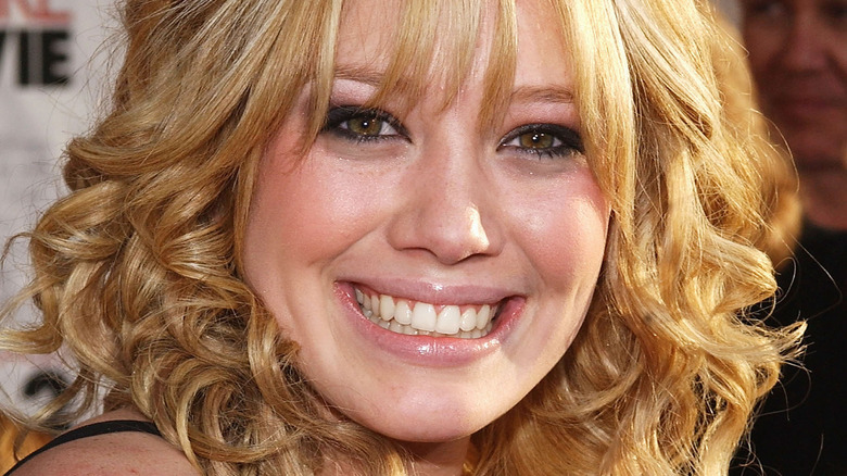 Hilary Duff smiling