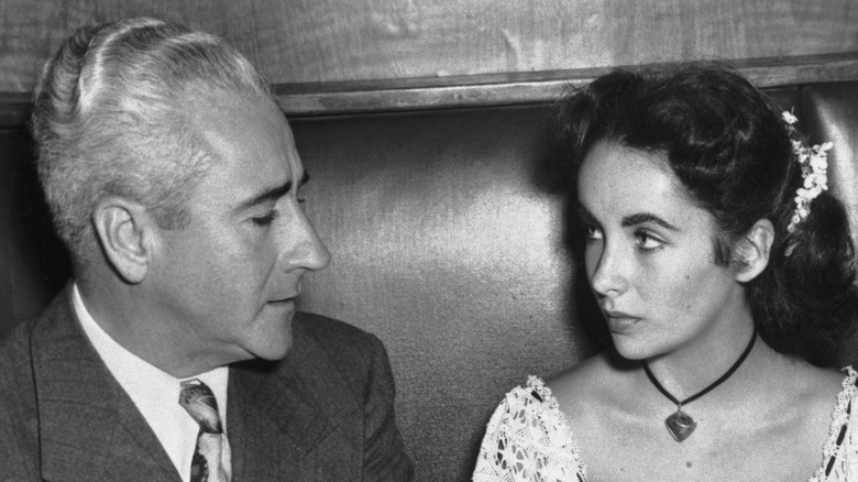 Francis and Elizabeth Taylor at CUB room of Sherman Billingsley's Stork Club