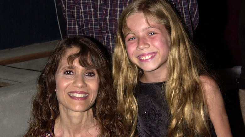 Debra and Jennette McCurdy posing for photo