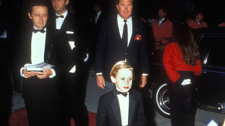 Kit and Macaulay Culkin on red carpet