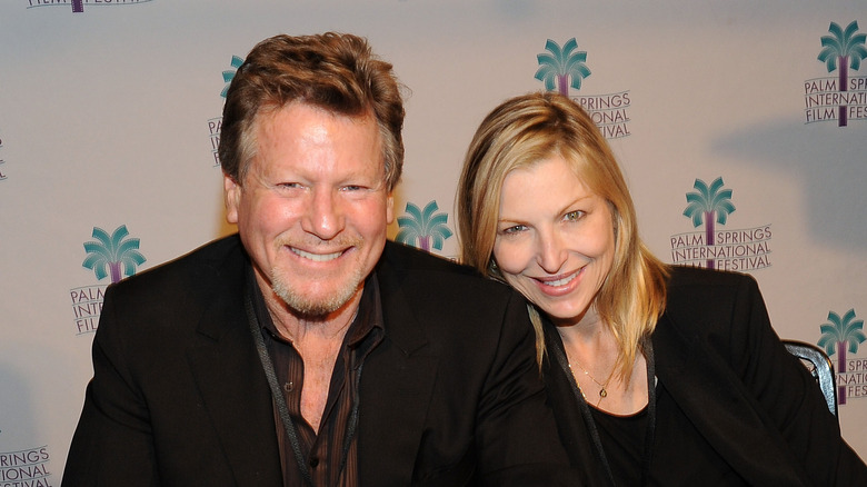 Ryan and Tatum O'Neal at the "Paper Moon" Screening at the Camelot Theatre