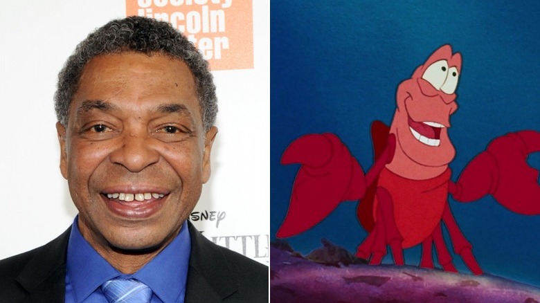 Samuel E. Wright smiling, Sebastian from "The Little Mermaid"