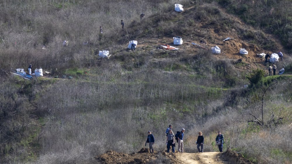 Kobe Bryant helicopter crash site