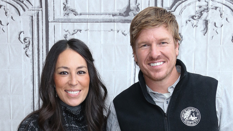 Chip and Joanna Gaines smiling