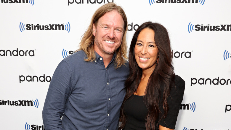 Chip and Joanna Gaines at Sirius XM