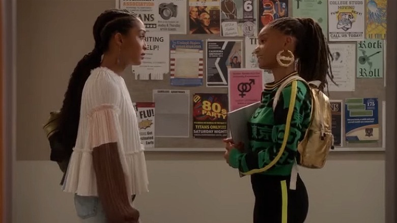 Yara Shahidi and Halle Bailey on Grown-ish