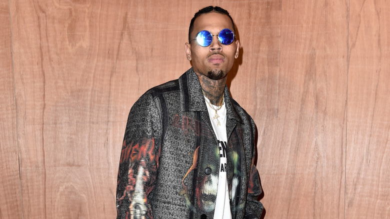 Chris Brown sunglasses